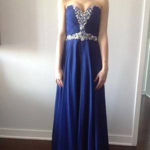 Royal Blue Formal Dress, DDNY by Daniella